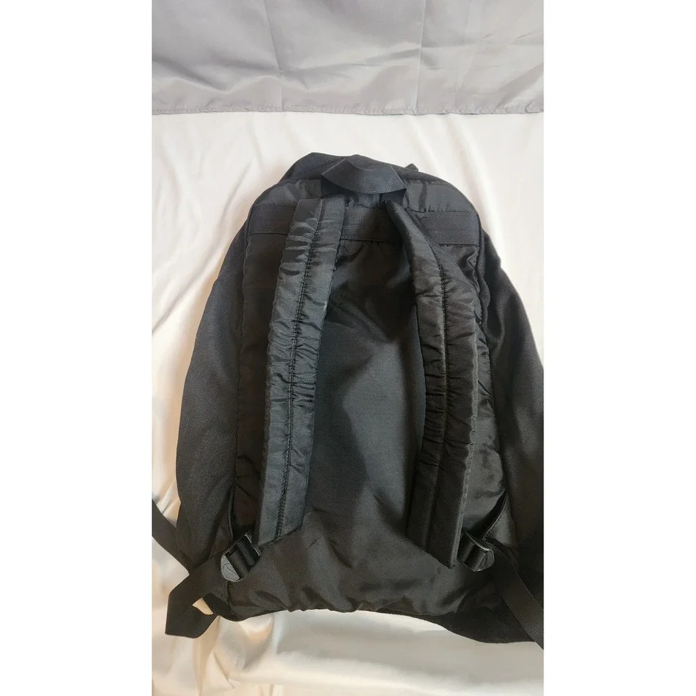 Vintage Nike 90s Backpack Black Purple Suede Bottom Daypack Made in Korea Bag